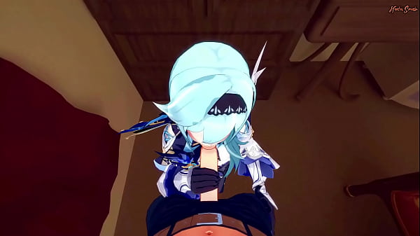 Genshin Babe Sucks Cock And Takes A Creampie On The Floor