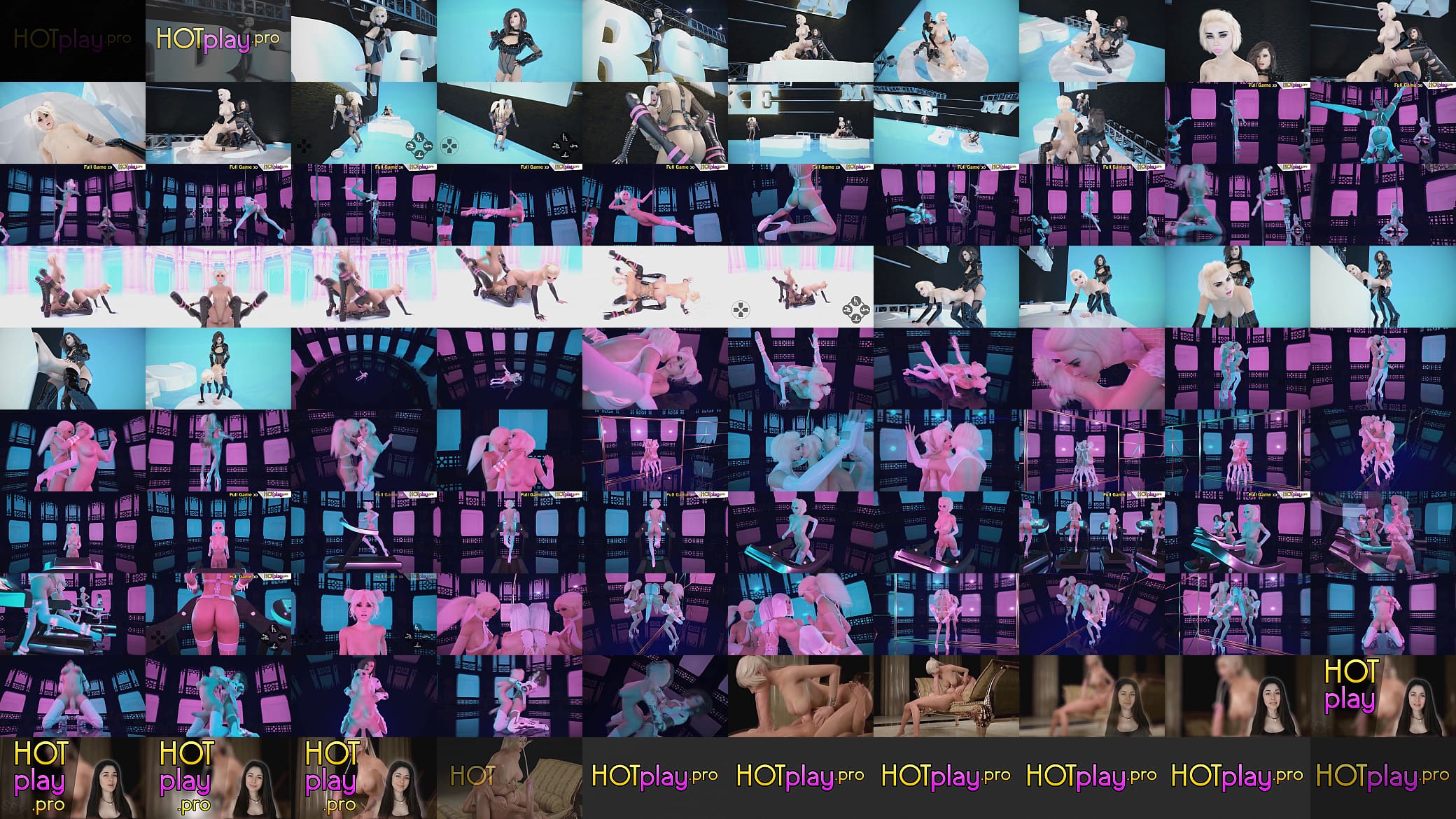 3D Shemale Group Sex Party - Better Futanari Cartoon Animation 预览图
