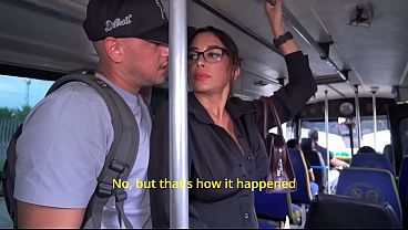 Risky Bus Ride Part 2: I Fuck My Teacher's Wet Pussy Raw & Cum Inside Her