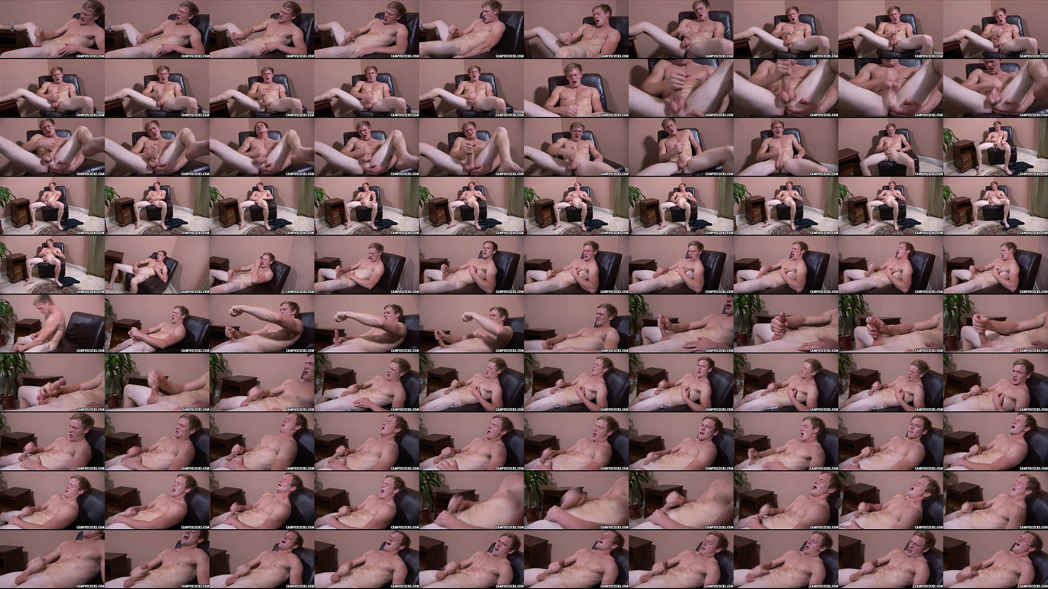 Beautiful college twink filled with lust beats his meat 预览图