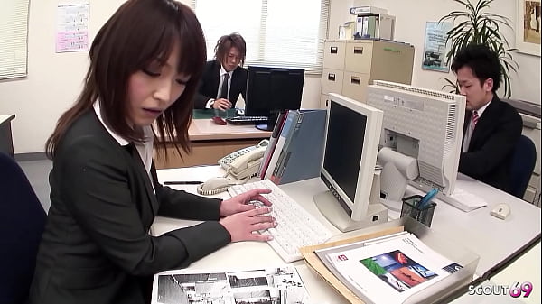 SCOUT69official - Japanese Secretary at uncensored Solo Masturbation to Orgasm at Toilet while Work