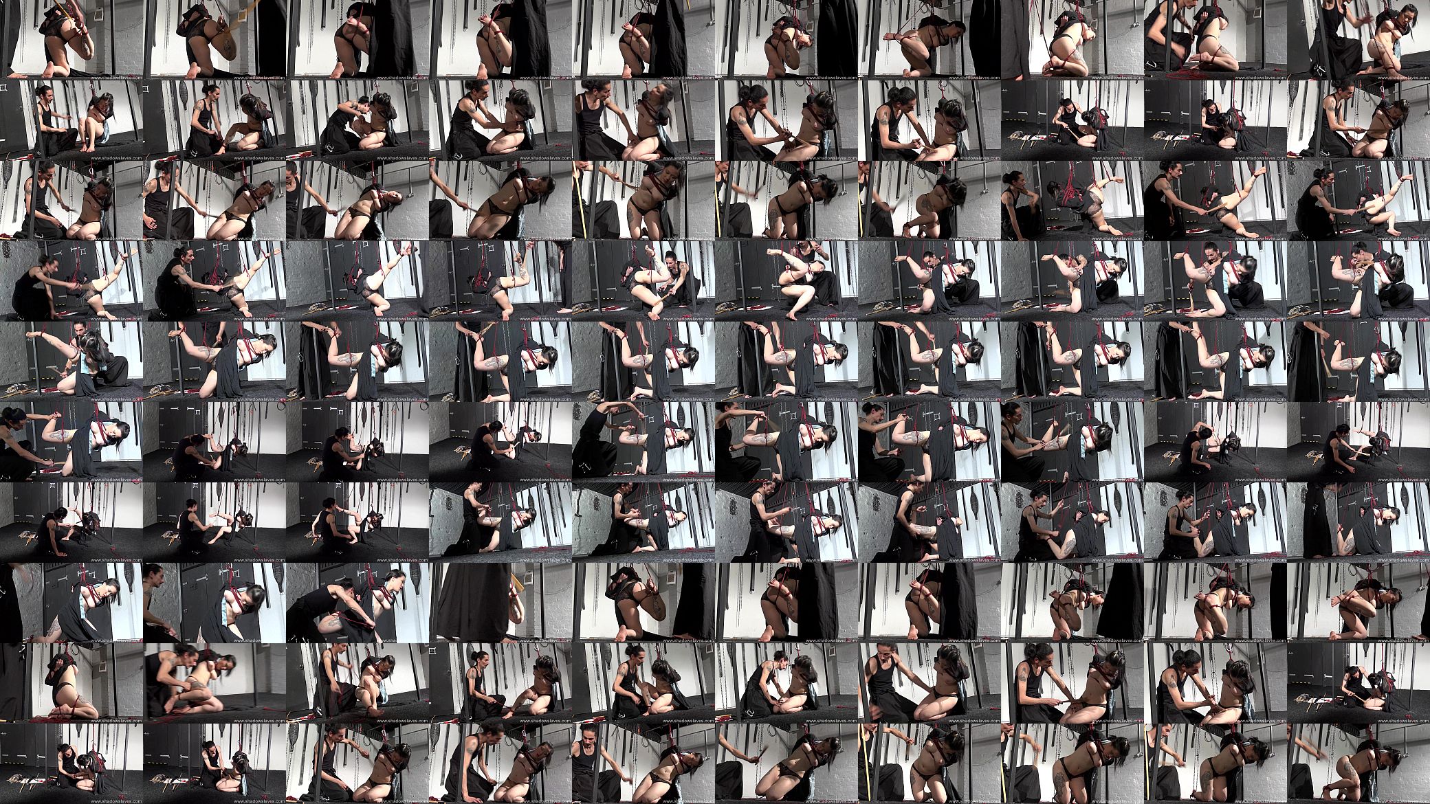 Asian bondage babe Devils whipping and suspension of young oriental fetish slave 预览图