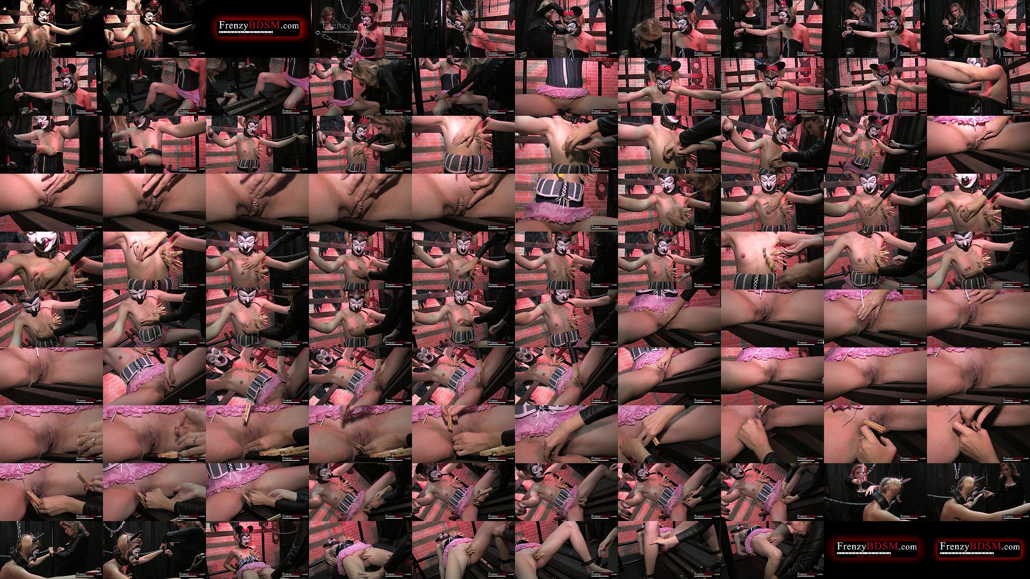 FrenzyBDSM Mature Domina and Sadistic Clamps Play 预览图