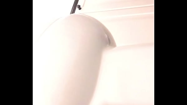 my roommate wearing yoga pants in the washroom