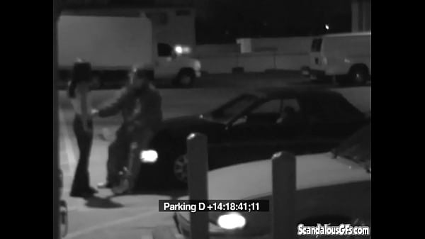 Cock whore sucks off security attendant