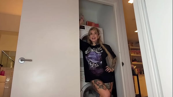 Laundry Gets Interrupted to Play with Dildo and Make it Cum JOI - Joanna Angel -