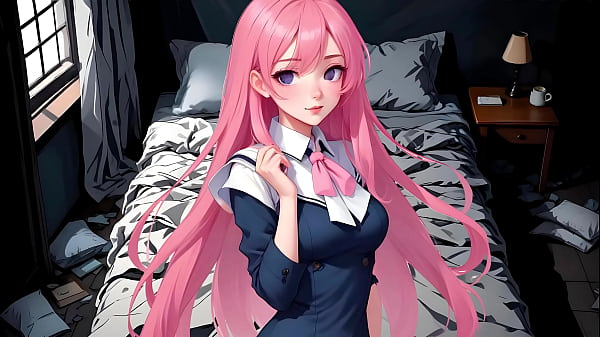 Extreme JOI, a crazy girl ties you up and fucks you non-stop. Hentai role with Spanish voice.