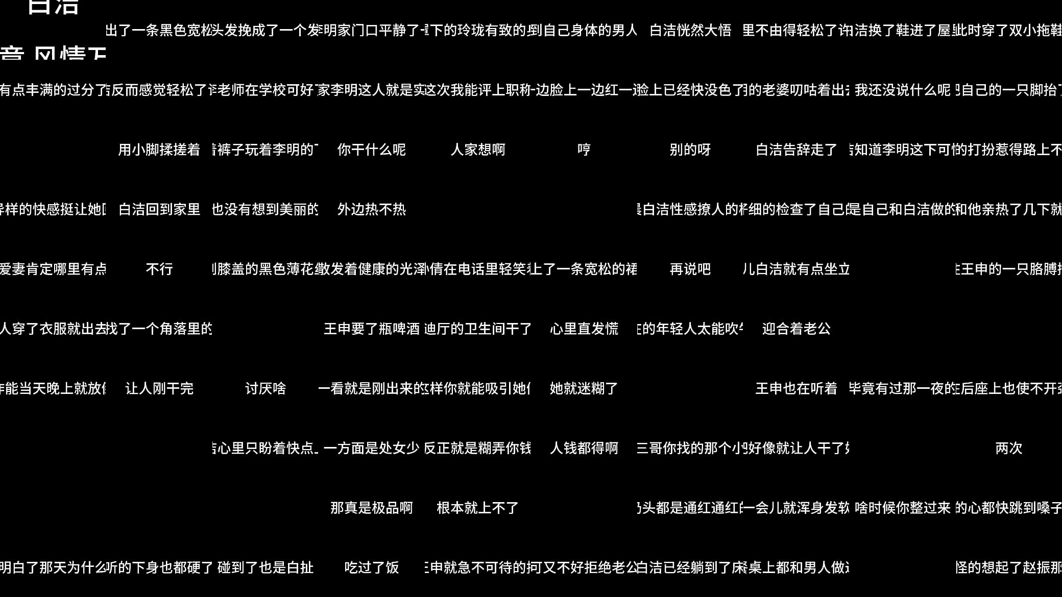 白洁 第七章 风情万种 4 预览图