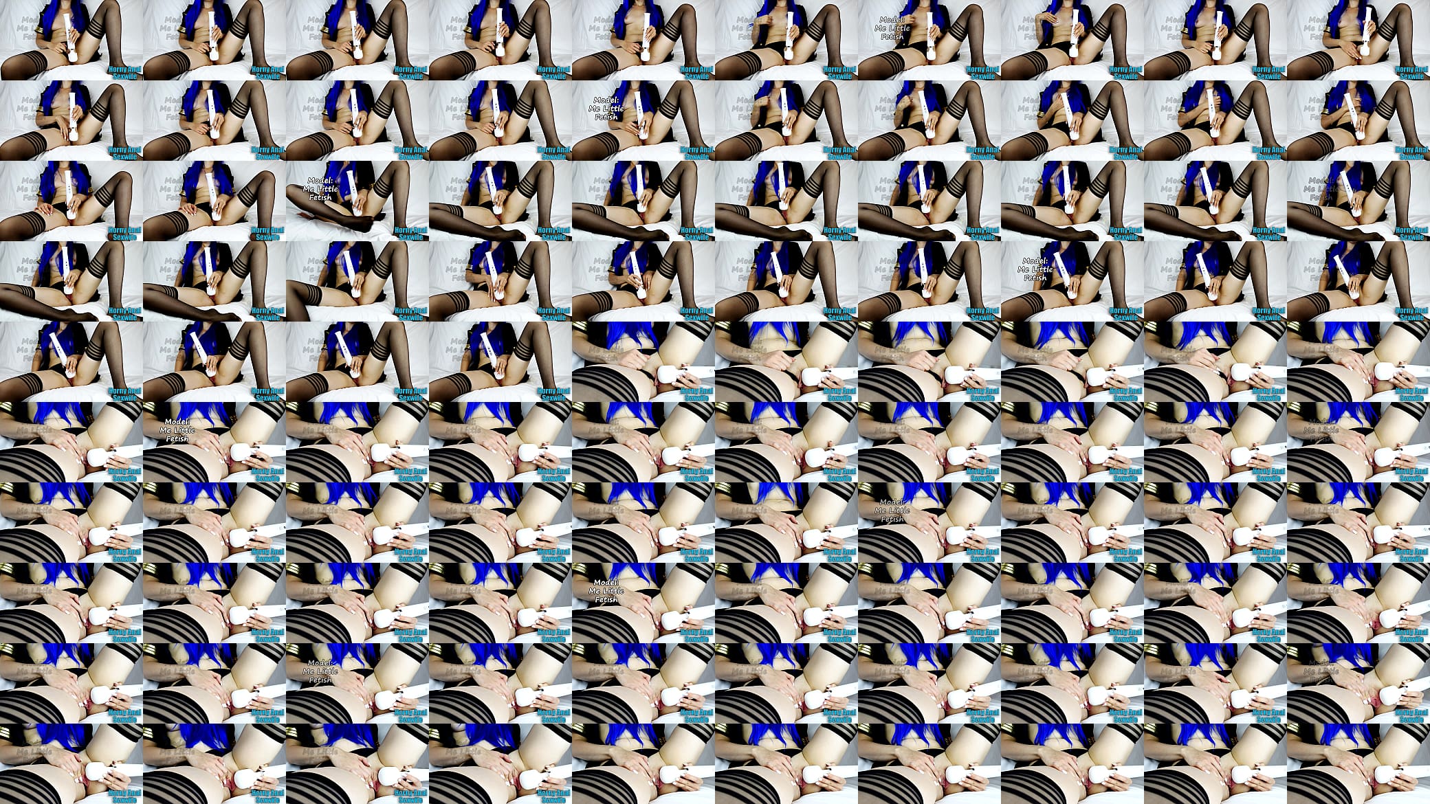Real Orgasm Cosplay Stewardess With Blue Hair Masturbation Vibrator Big Labia 预览图