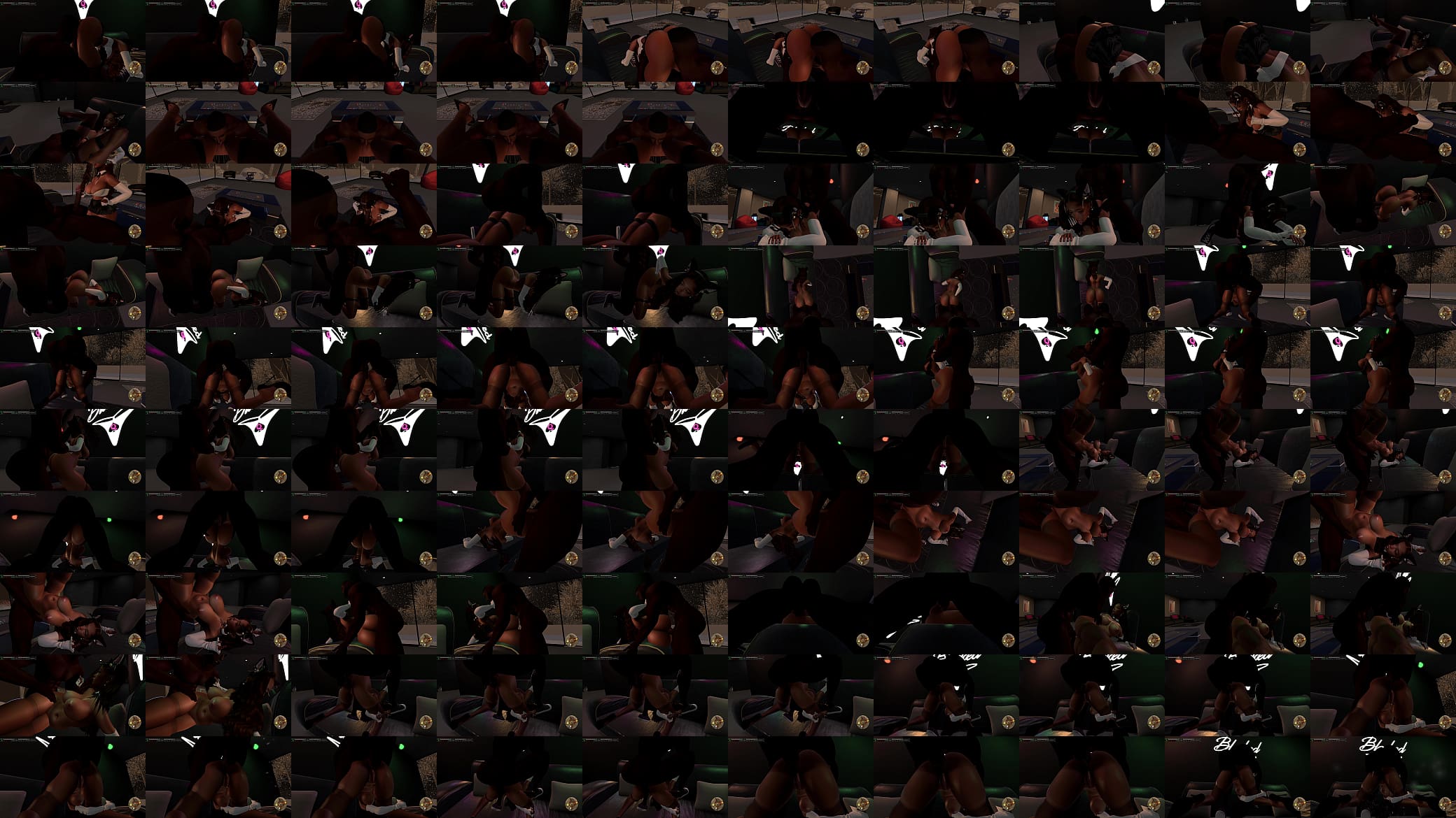 Second Life Black man fucks asian woman on a couch 预览图