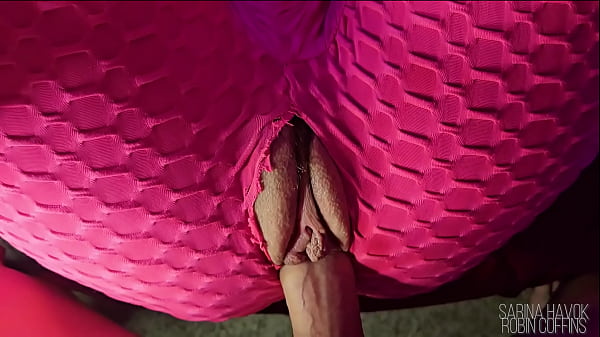 Used Like a Fleshlight in Ripped Leggings