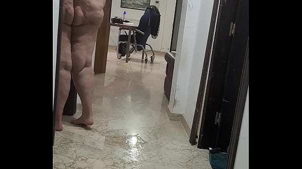 Colmarine. She pees at dawn and tastes her rich and tasty water and  her dildo like a cock