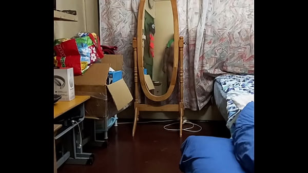 Vaibhav Jerks Off & Cums In The Reflection Of A...