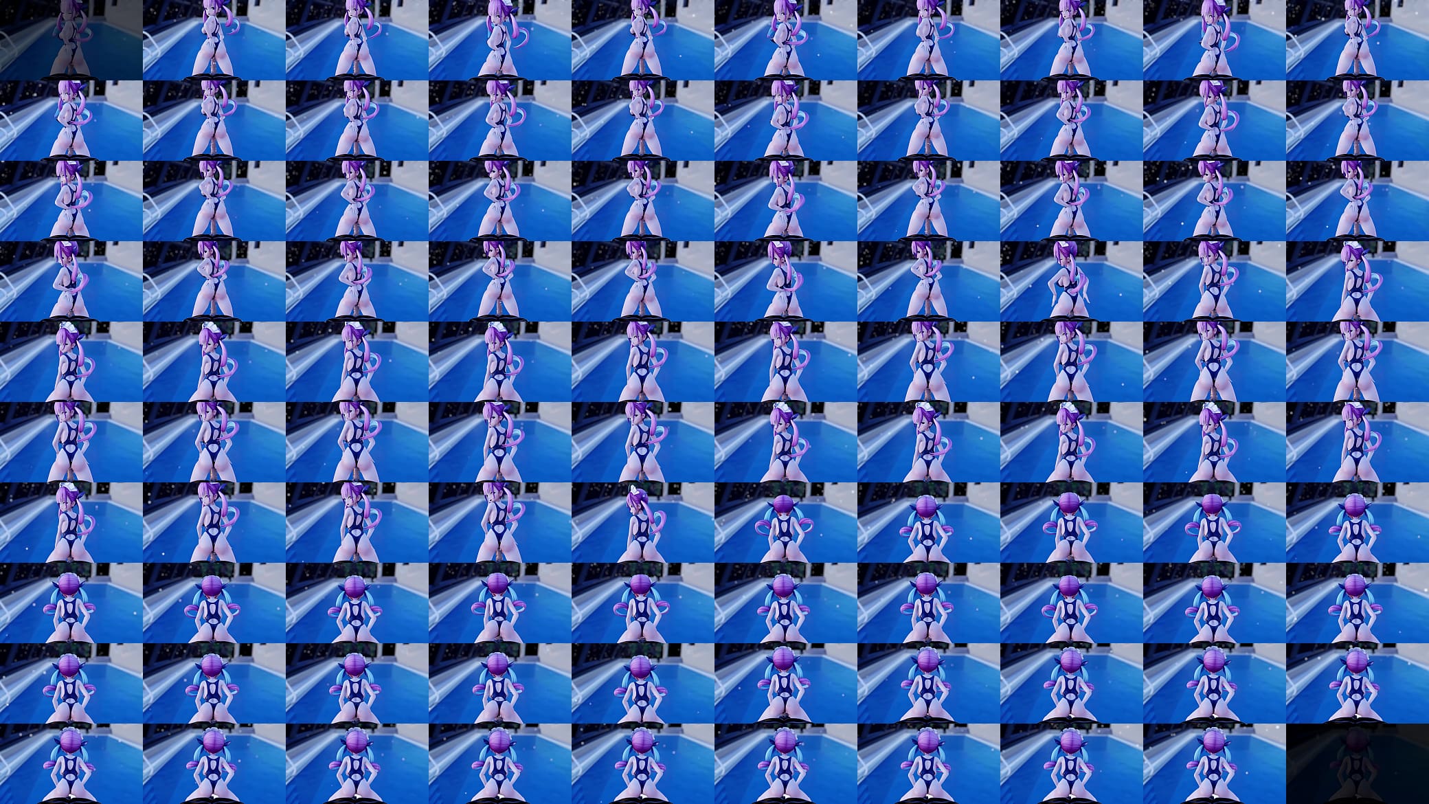 [MMD] Minato Aqua Having Sex at the Legendary Pool Until Cum in Her Pussy 预览图