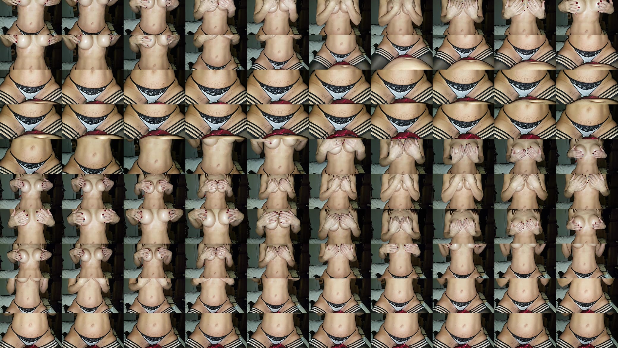 Playing with oiled breasts 预览图