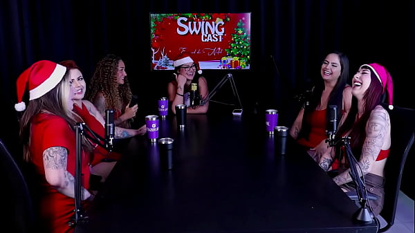 Sluts make stripper get naked after saying they only do anal with a plug, think men like to give it up the ass, get weak when cumming, and when they hold it in... - Christmas Swing Cast Special