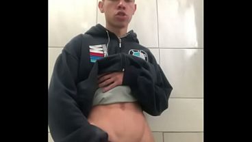 Download Video - Young guy with a big&comma; hot cock