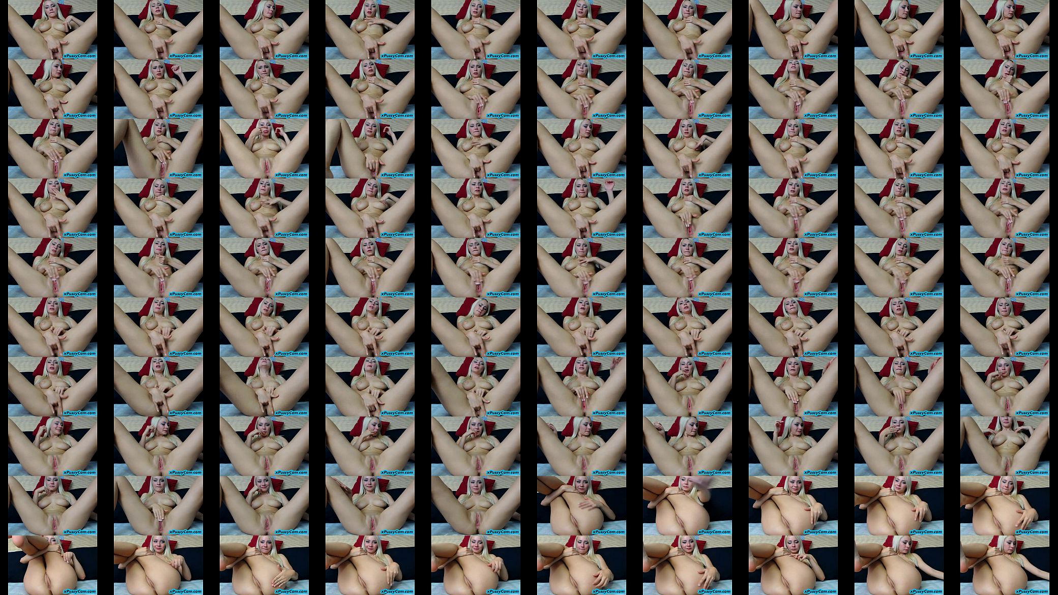Sexy blonde masturbating 预览图
