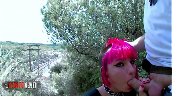 Deep anal sex at the beach with the sublime young punkette Punk