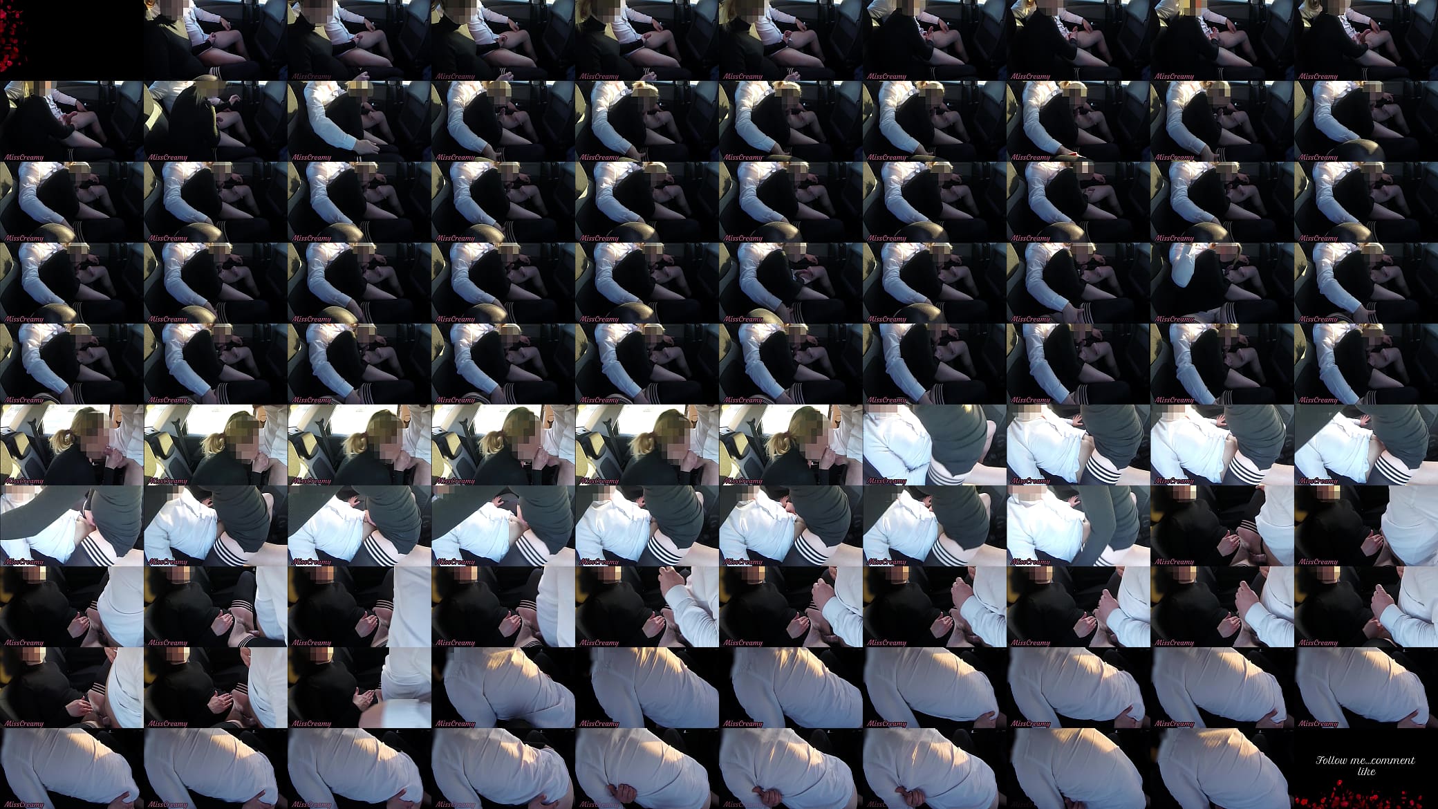 #2 Dick flash to the teacher and she fucks me in the car in a public place - MissCreamy 预览图