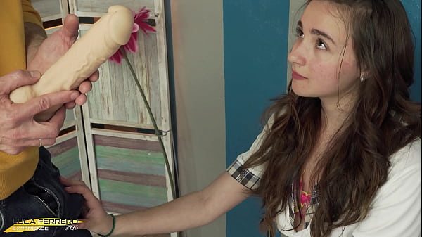 Ferrero's Anal Casting, 20 y.o. teen Ada Paradiso from Italy, gets first anal with monster cock, gapes and cum in mouth.