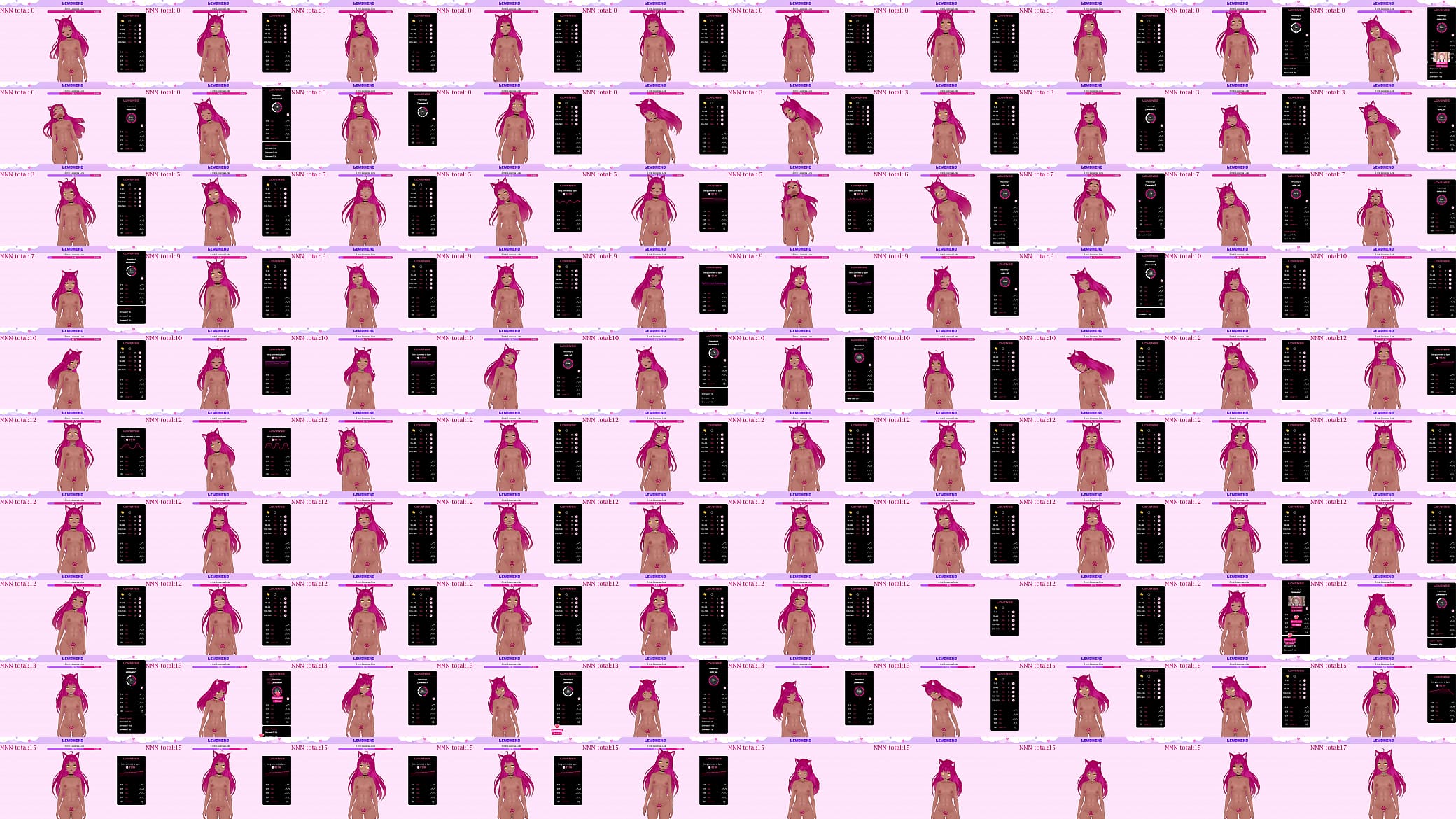 VTuber LewdNeko Cums 17 Times After a Month in Chastity 预览图