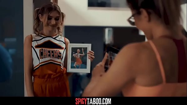 Coach milf invite cheerleader to a threesome with her perv husband