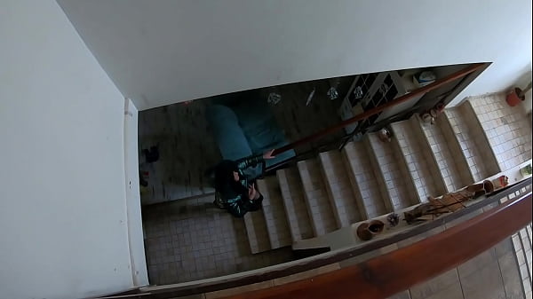 Slutty Mature Orgasm &ndash; Blowjob & Cum on Green Shiny Downjacket