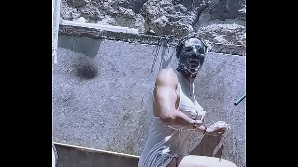 Duchandome en el patio