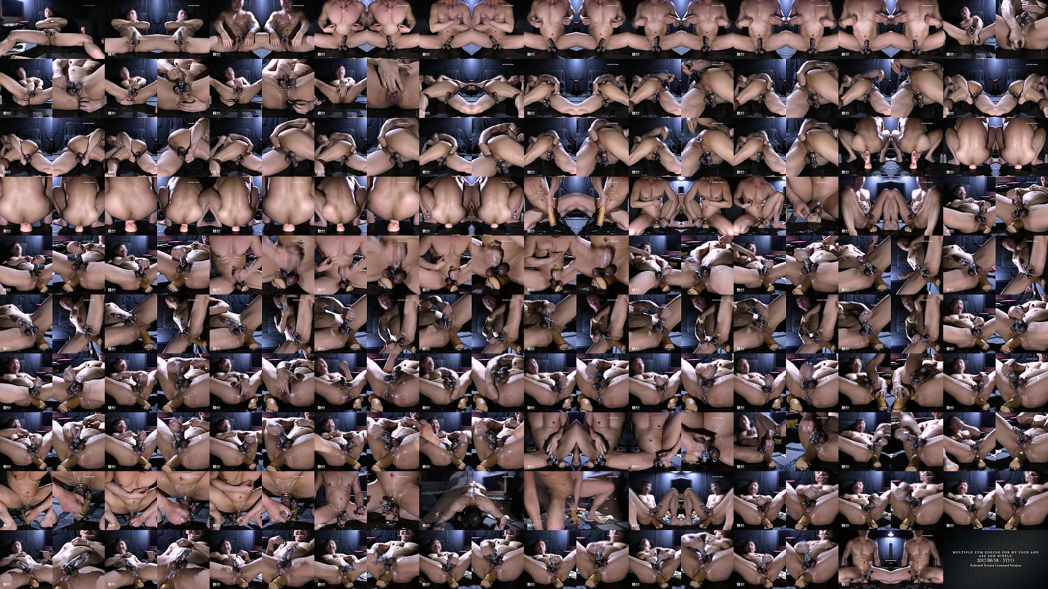 MULTIPLE CUM EDGING FOR MY COCK AND ASS AND NIPPLE 2017 0618 - 53YO SELECTED SCENES BY GO KATSUMOTO 预览图