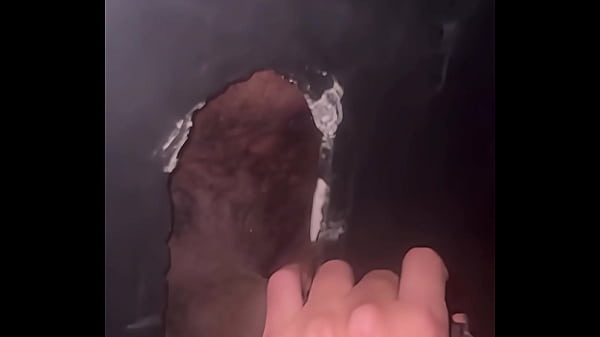 On the swing playing in the glory hole and in the aquarium cabin with several!