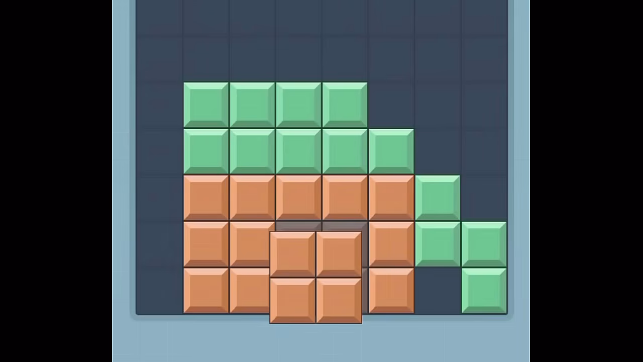 Gameplay de Block blast.