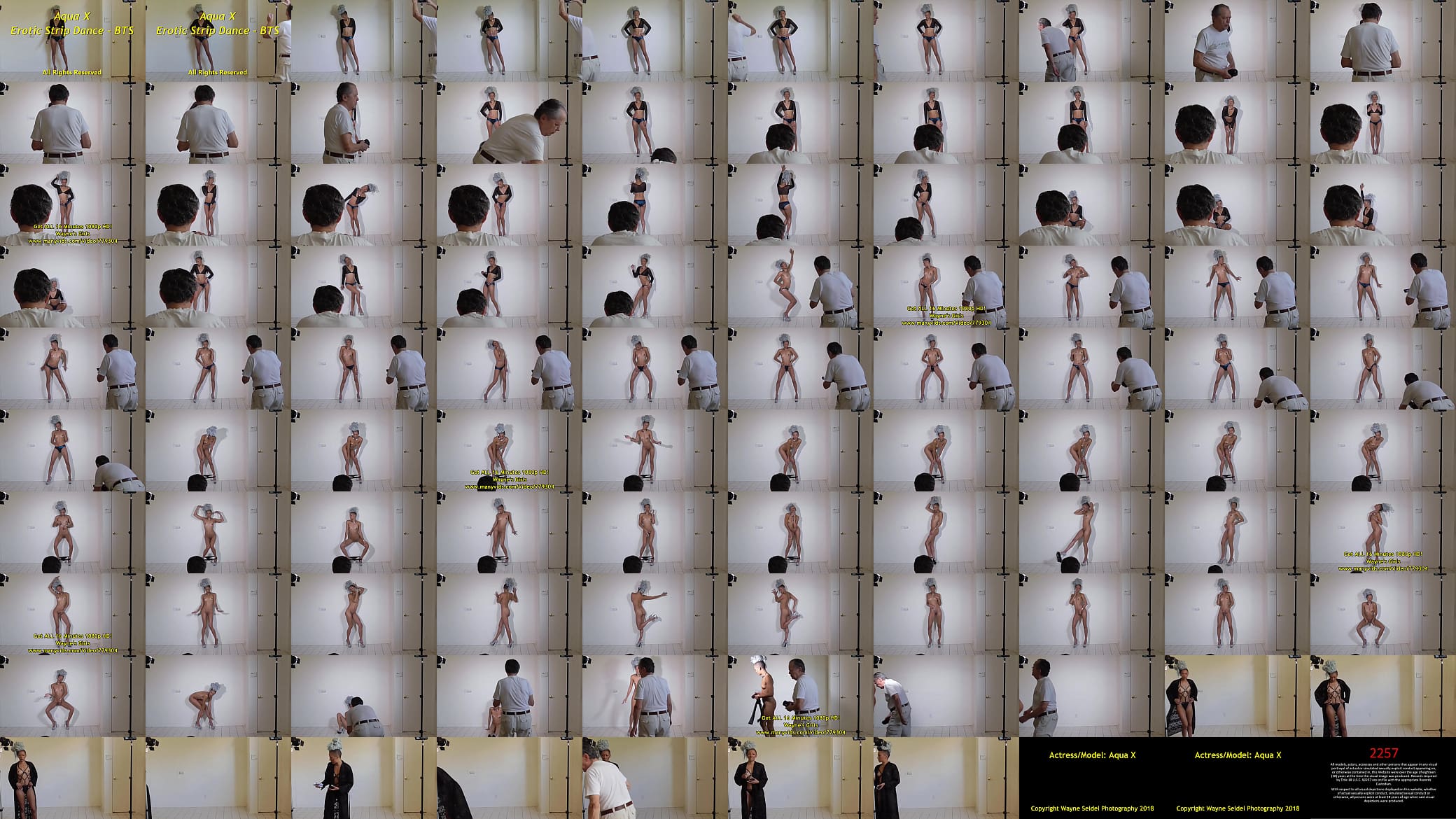 Aqua X&#039;s Exotic Strip Tease-BTS 预览图