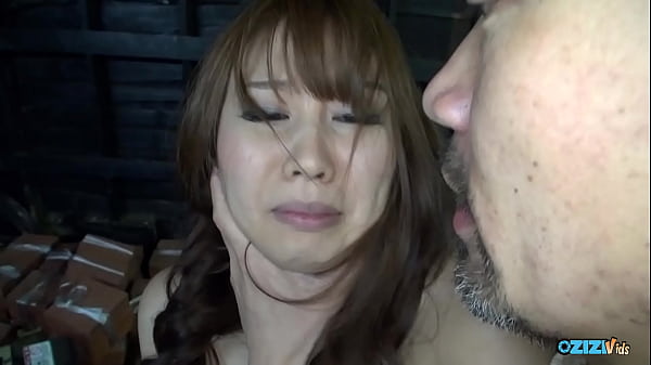 Hairy pussy gets bound and fucked by two guys before cumming in her