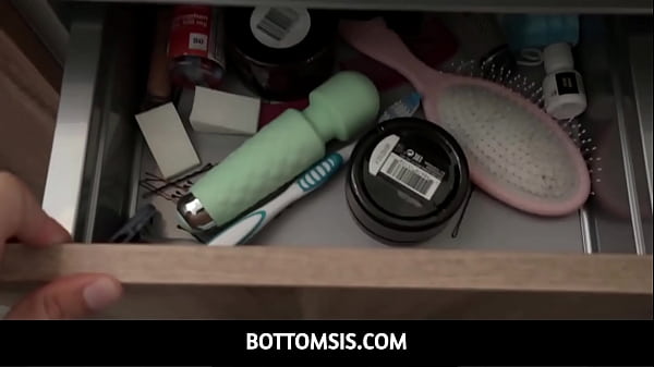 BottomSis - Stepsister showing her stepbrother how she uses her vibrator