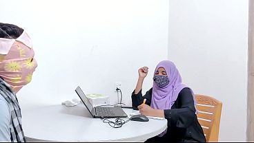 Hijabi Hot bank manager fuck by desi village farmer Desi chudai xxx