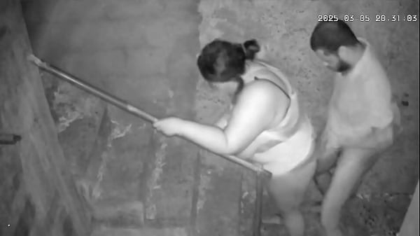 Hidden camera catches stepmother fucking her stepson