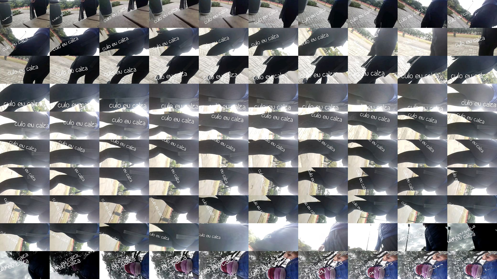 culo en tanga caminando por el parke 预览图