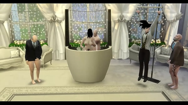 Download Video - Dragon Ball Porn Epi 27 La Boda de Goku su Esposa Hipnotizada y Follada al Frente su Marido le dan Duro por el Culo como Una Perra y Puta Netorare Dragon Ball Porn Hentai