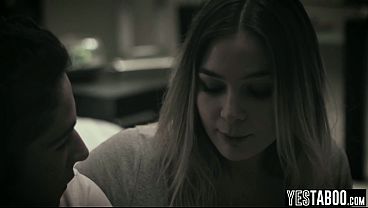 Curvy big tits teen stepsister convinces stepbro to fuck her hard