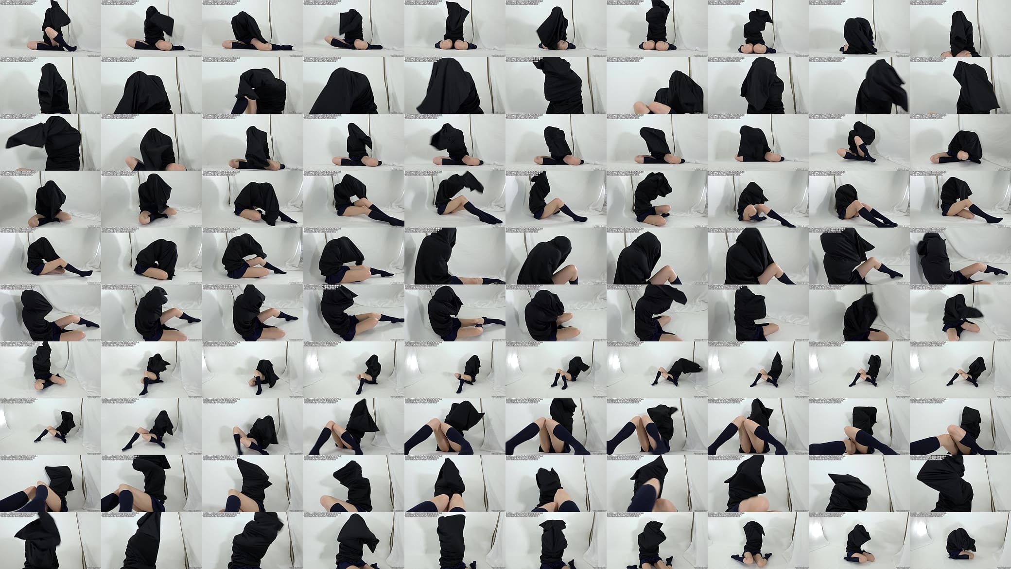 A woman who is blindfolded and panicked 预览图