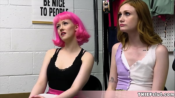 Evie and Scarlet were caught in the shopping mall and now both of these cuties need to fuck