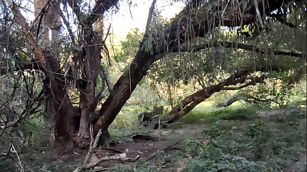 I met a stranger while I was naked in the woods.