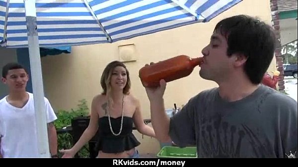 Sexy natural chick trades cash for some rough sex 7