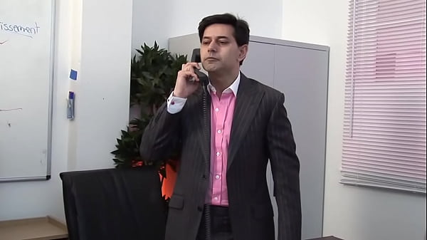 Stacey Saran And Chloe Delaure Fuck The Boss In The Office