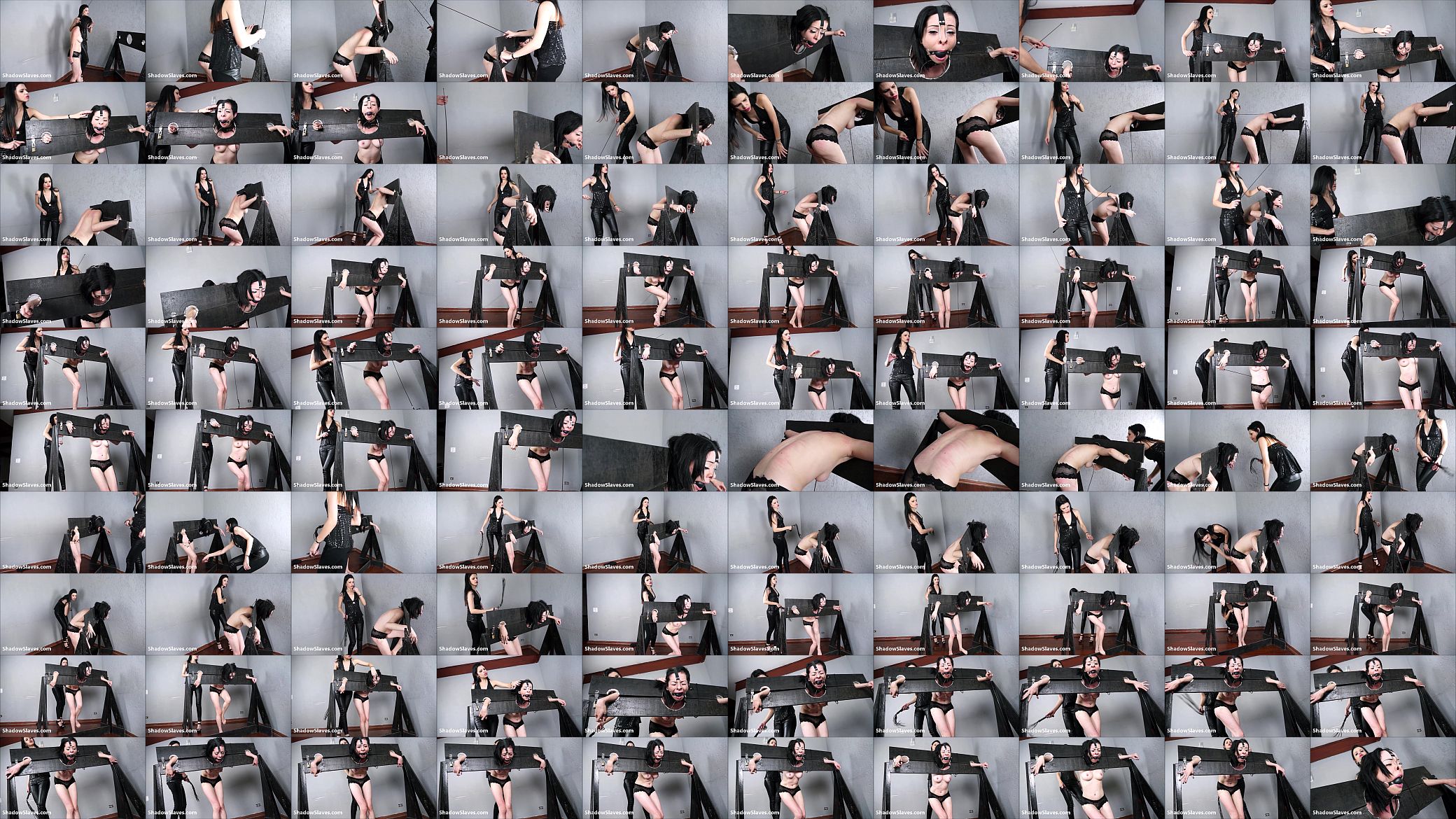 Merciless brazilian bdsm and lesbian whipping of 19yo amateur girl Demi in 预览图
