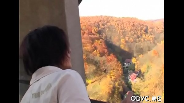 Innocent honey takes old cock