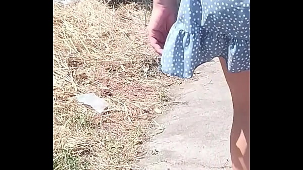 publicly on the street naked