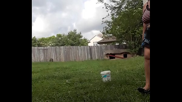 thumb lawmowerin yard