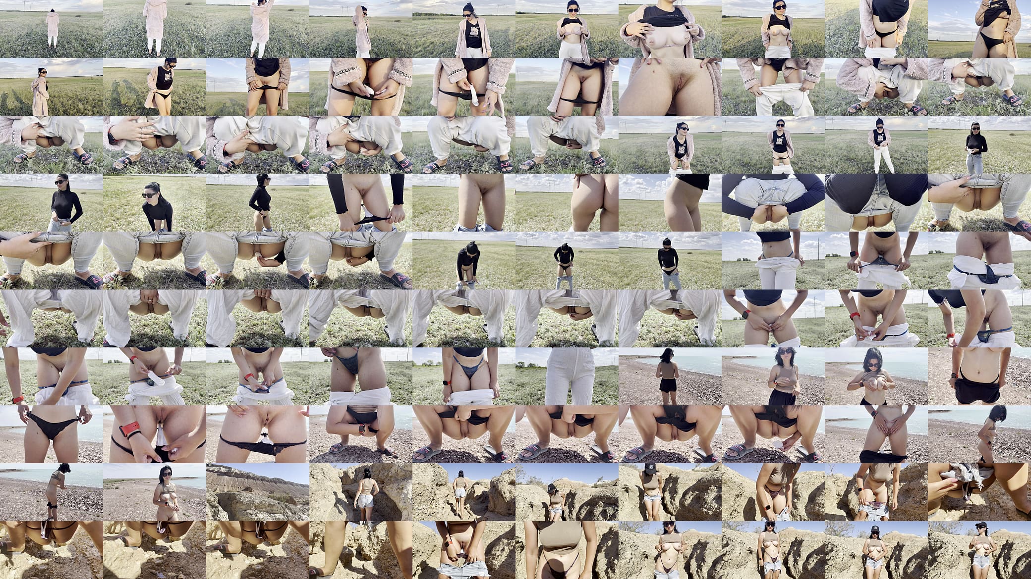 Public pissing compilation in nature! Traveling! POV! FREE! 预览图